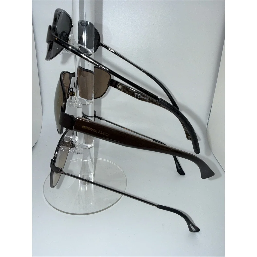 Lot Of 3 Authentic Panama Jack Metal frame Sunglasses-Black, Brown & Gray-Invest